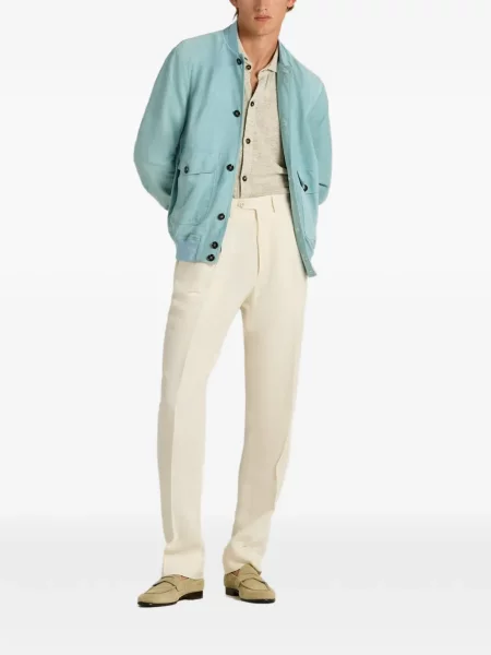 Pantaloni Kiton de in alb