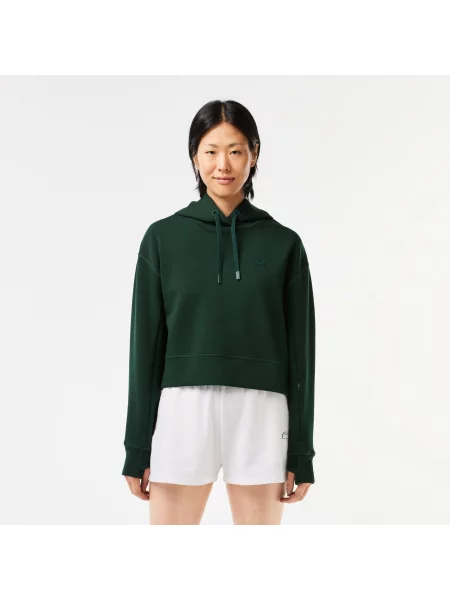 Lacoste Bluza Z Kapturem Lacoste zielona