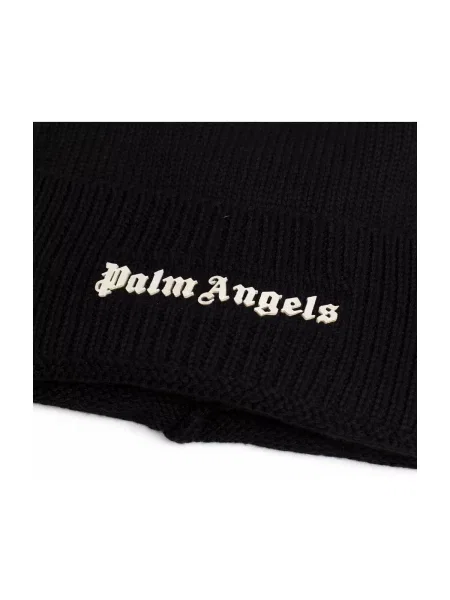 Căciulă Palm Angels cu broderie negru