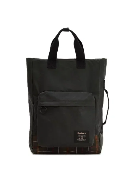 Rucsac Barbour în carouri negru