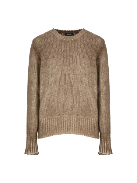 Sweter Avant Toi z kaszmiru brązowy