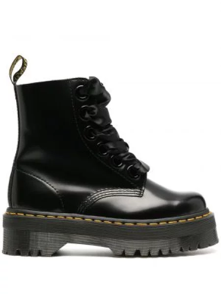 Botine Dr. Martens cu platformă negru