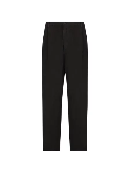 Pantaloni Massimo Osti Studio cu autograf negru