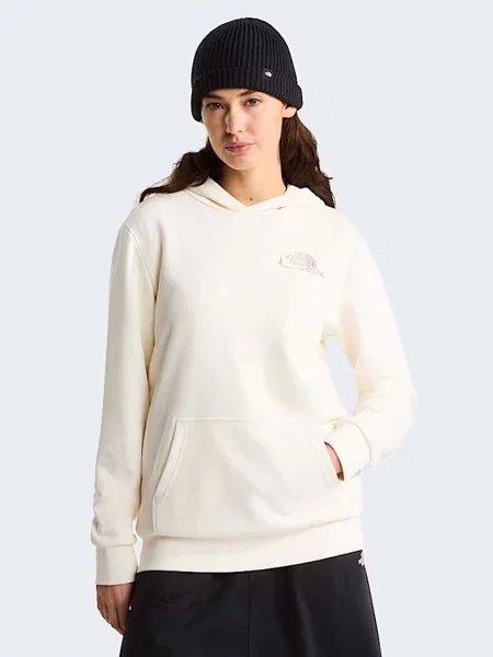 Графический худи The North Face белое