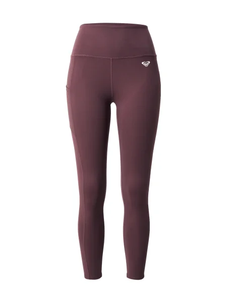 Pantaloni de trening Roxy cu motiv cu inimi violet
