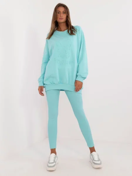 Pulover Fashionhunters modra