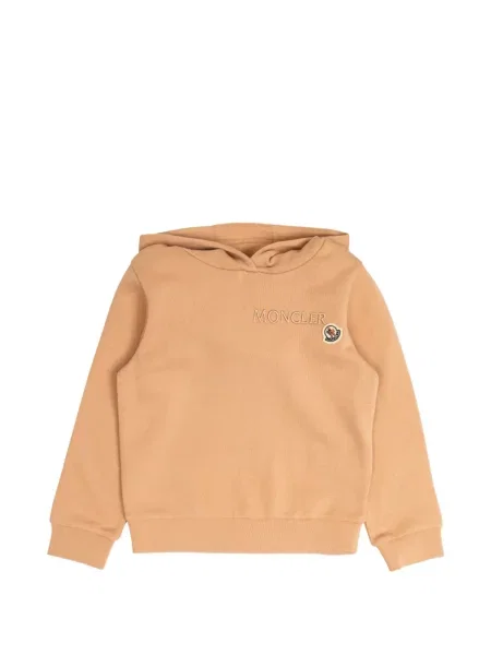 Bluza z kapturem dziecięca Moncler Enfant różowa