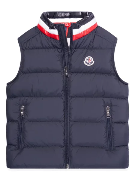 Kamizelka dziecięca Moncler Enfant niebieska