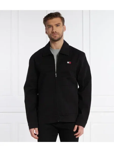 Tommy Jeans Kabát | denim fekete