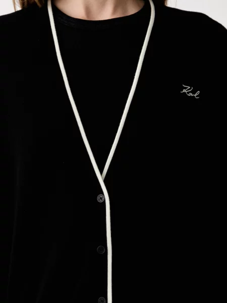 Шерстяной кардиган Karl Lagerfeld