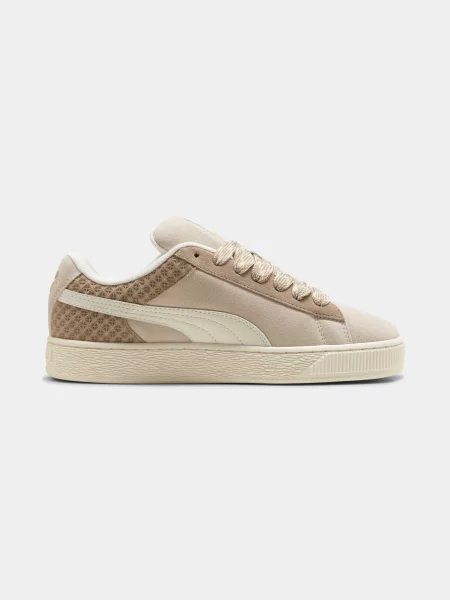 Жіночі Кеди низькі PUMA Suede Xl Deboss комбінований верх бежевий