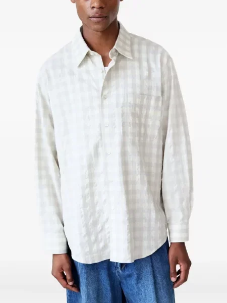 Cămașă Carter Young în carouri alb