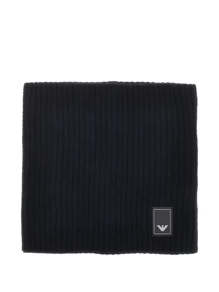 Fular Emporio Armani tricotate negru