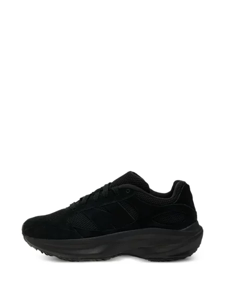 Кожаный плисиран суичър с качулка New Balance черно
