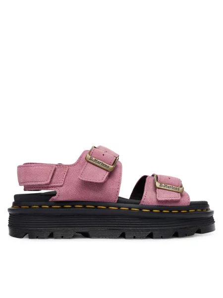 Sandały Dr. Martens różowe