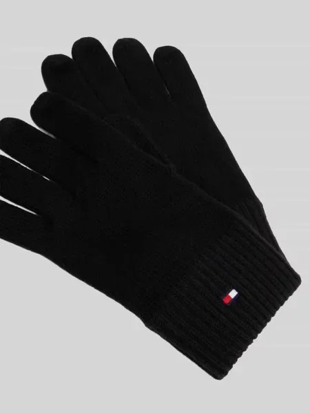 Rękawiczki Tommy Hilfiger czarne