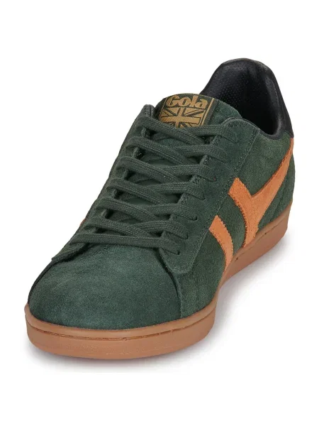 Pantofi Gola din piele de căprioară kaki