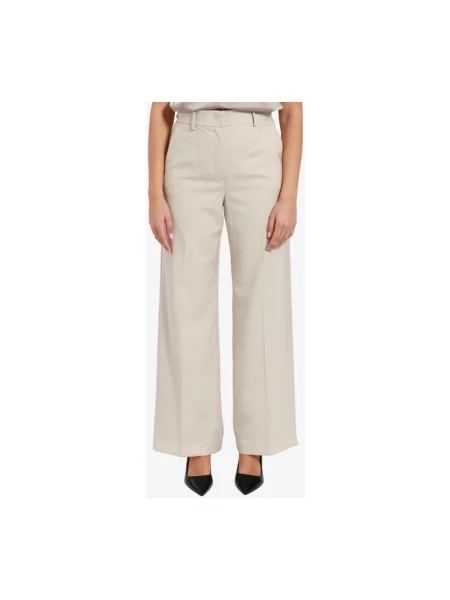 Spodnie Weekend Max Mara beżowe