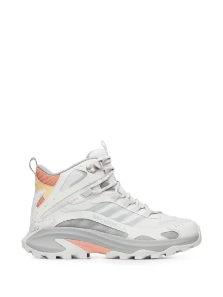 Sneakerși Merrell cu șireturi din dantelă alb