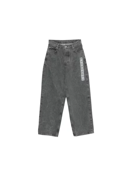 Jeansy Alexander Wang szare