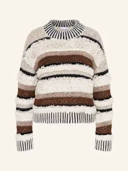 Mrs & Hugs Sweter Z Dodatkiem Alpaki braun brązowy
