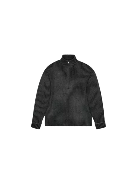 Dzianinowy sweter Rains szary