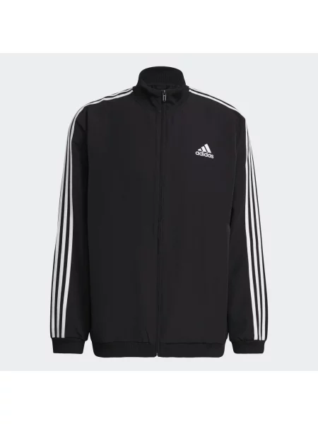 Pruhovaná bunda Adidas bílá