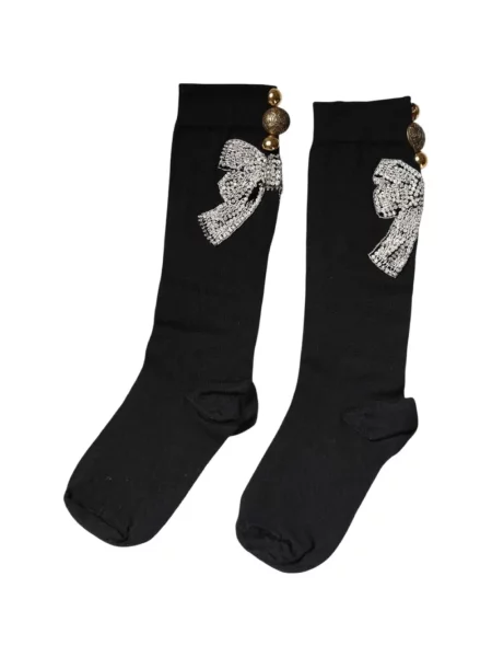 Șosete Dolce & Gabbana cu funde negru