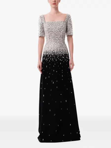 Rochie maxi Dina Melwani negru