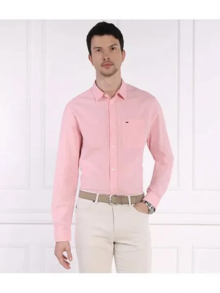 Tommy Jeans De in cămașă roz