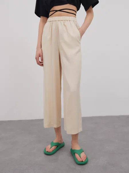 EDITED Pantaloni Nona deschis bej