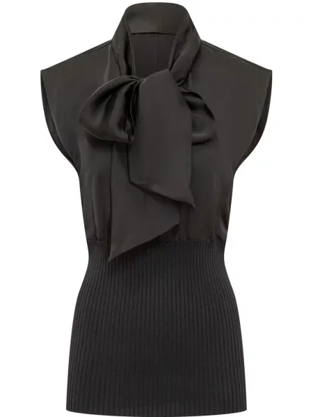 Bluză Fabiana Filippi din satin negru