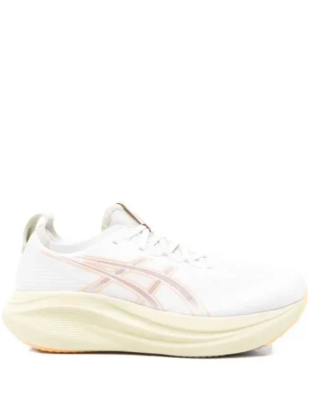 Sneakerși Asics Gel-nimbus cu șireturi din dantelă alb