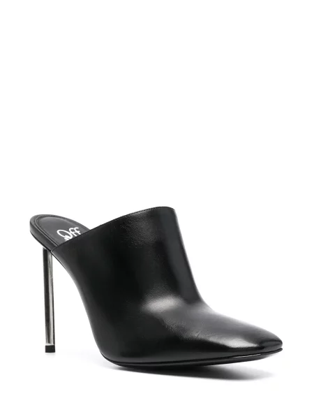Papuci tip mules Off-white alb