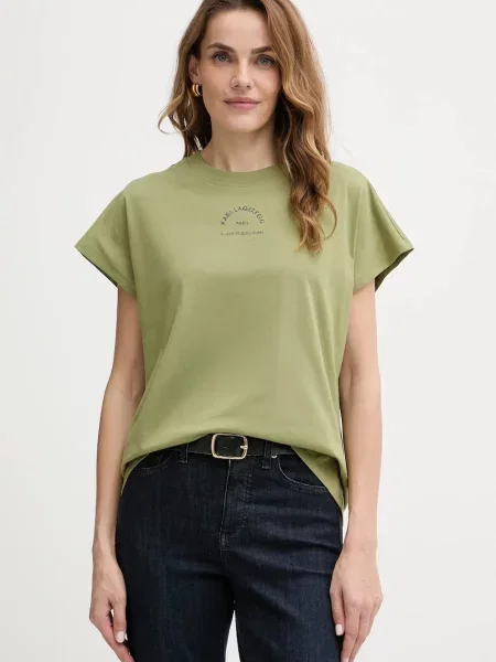 Karl Lagerfeld t-shirt zielony