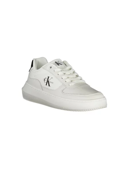 Trampki Calvin Klein skórzane eleganckie białe