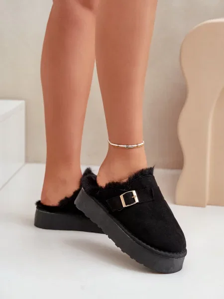 Domáce papuče Fk1 čierna