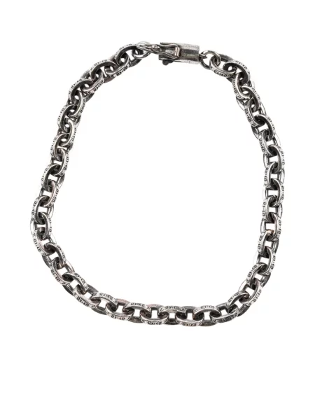 Brăţară Chrome Hearts cu motiv cu inimi argintiu