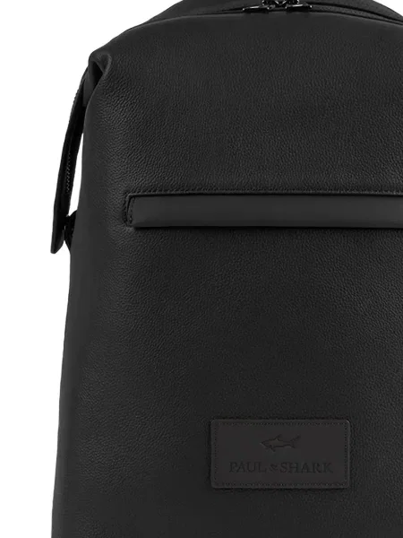 Rucsac Paul & Shark din piele negru