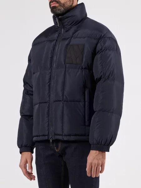 Пуховик Armani Exchange синій