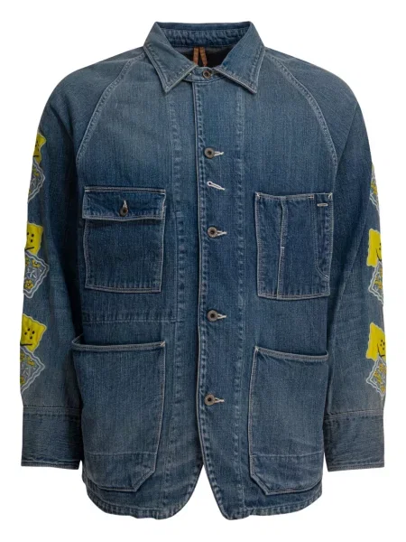 Дънково яке Kapital синьо