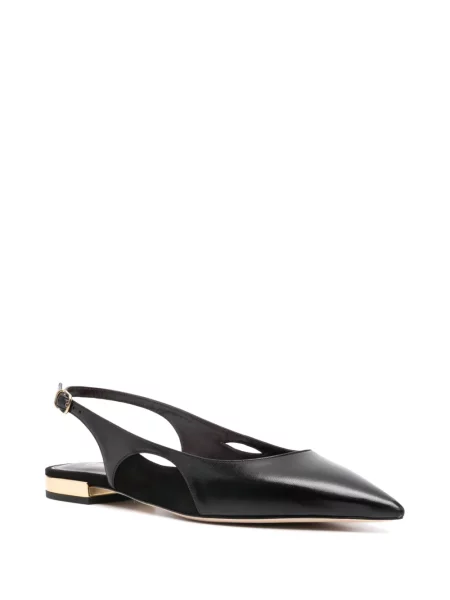Balerini Chloé din piele negru