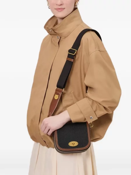 Geantă messenger Mulberry din piele mini negru