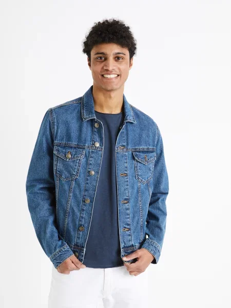 Geacă de blugi Celio albastru