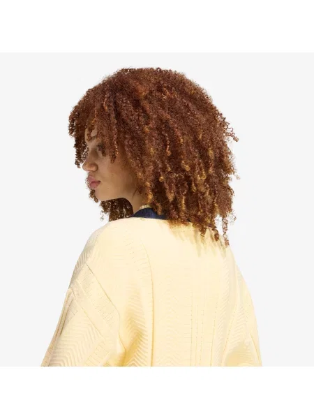 Svetr adidas Cable Knit Cardigan Warm Vanilla S