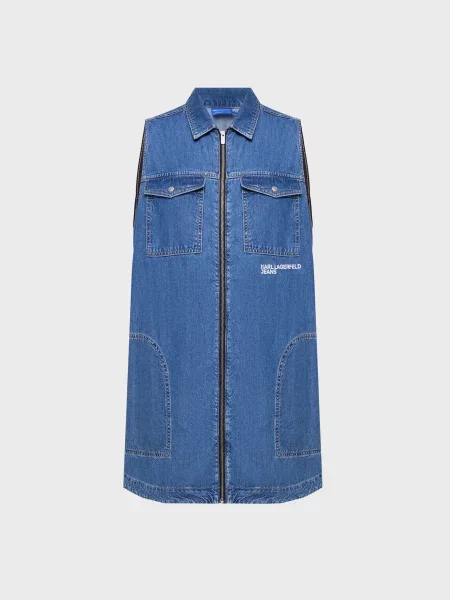 Джинсовое платье Karl Lagerfeld Jeans синее