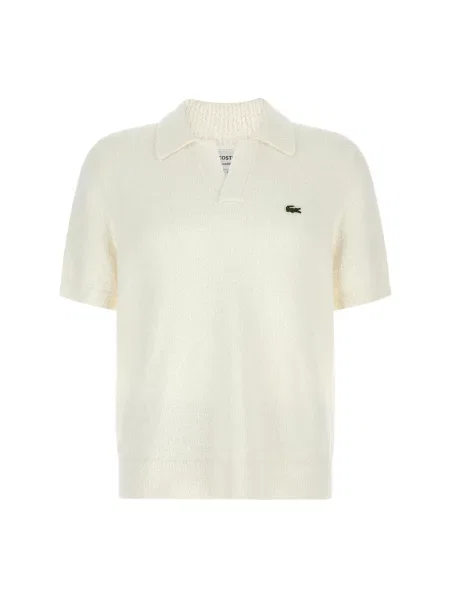 Koszulka polo Lacoste biała