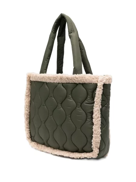 Matlasat geantă shopper Barbour verde