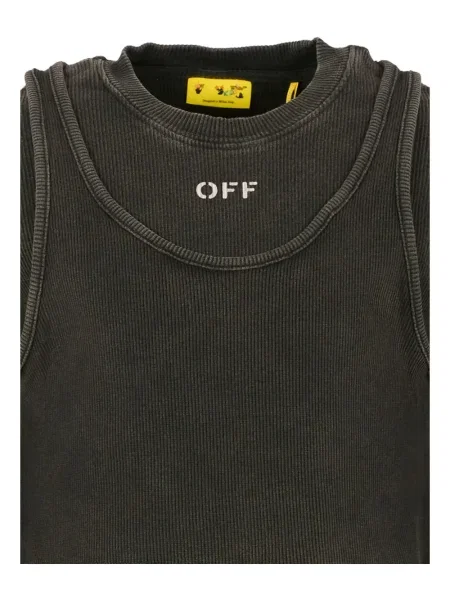 Top dziecięcy Off-white biały