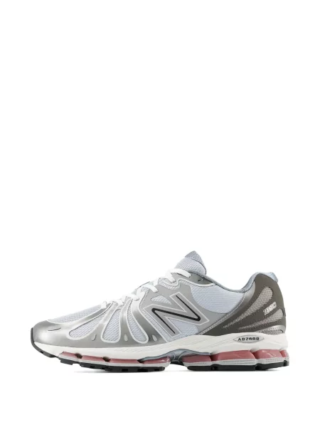Sneakerși New Balance cu șireturi din dantelă albastru